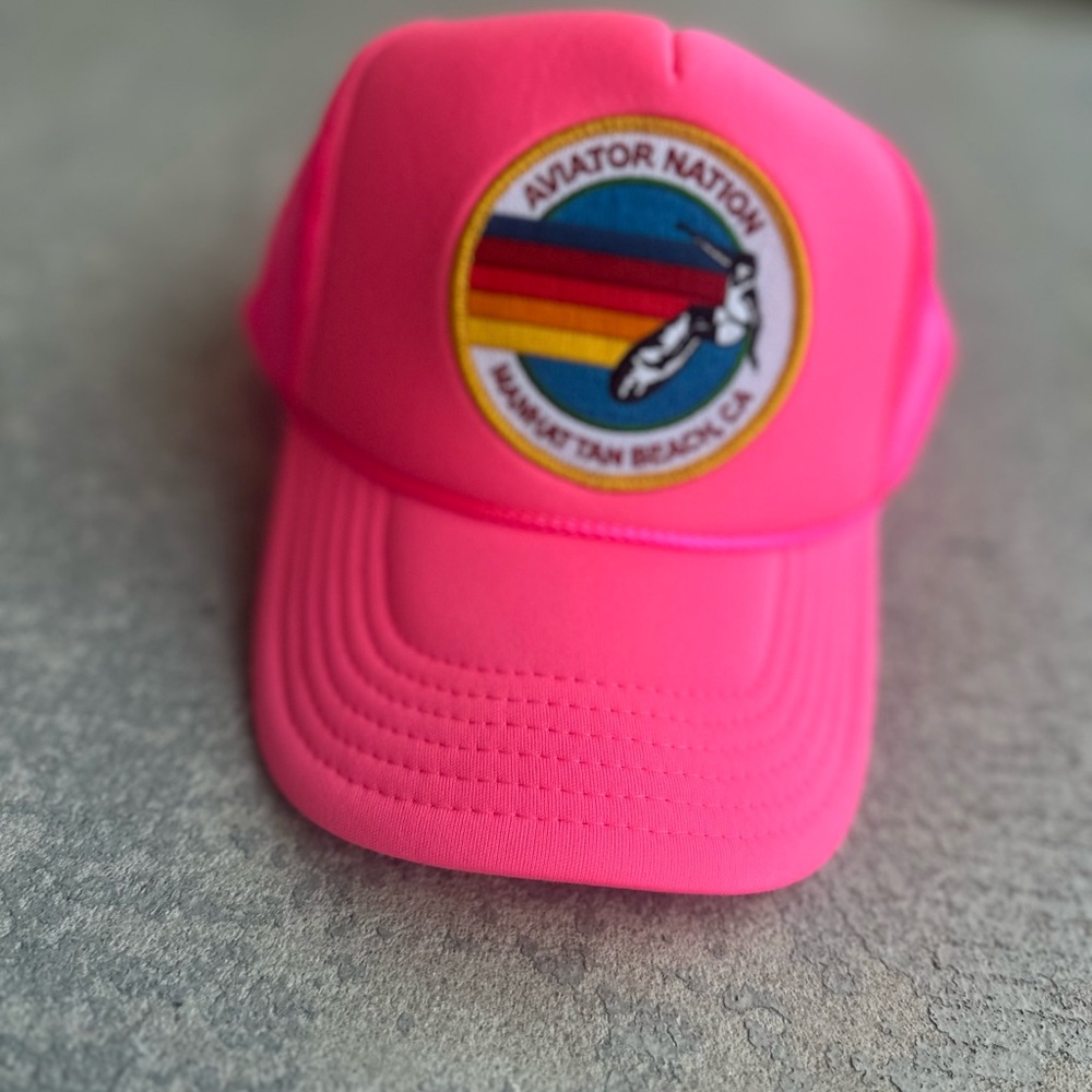 Aviator Nation Pink Cap